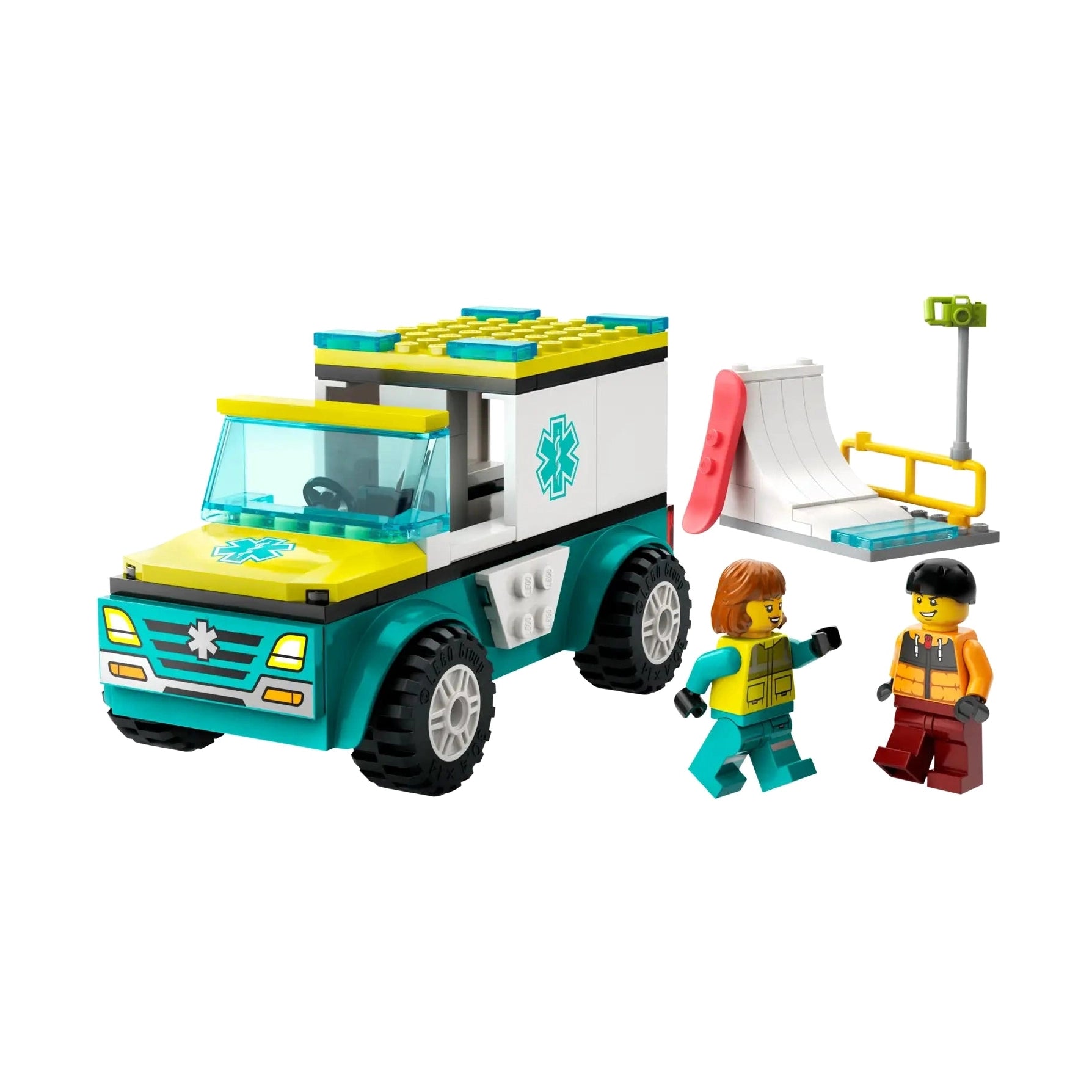 LEGO City Emergency Ambulance and Snowboarder 60403