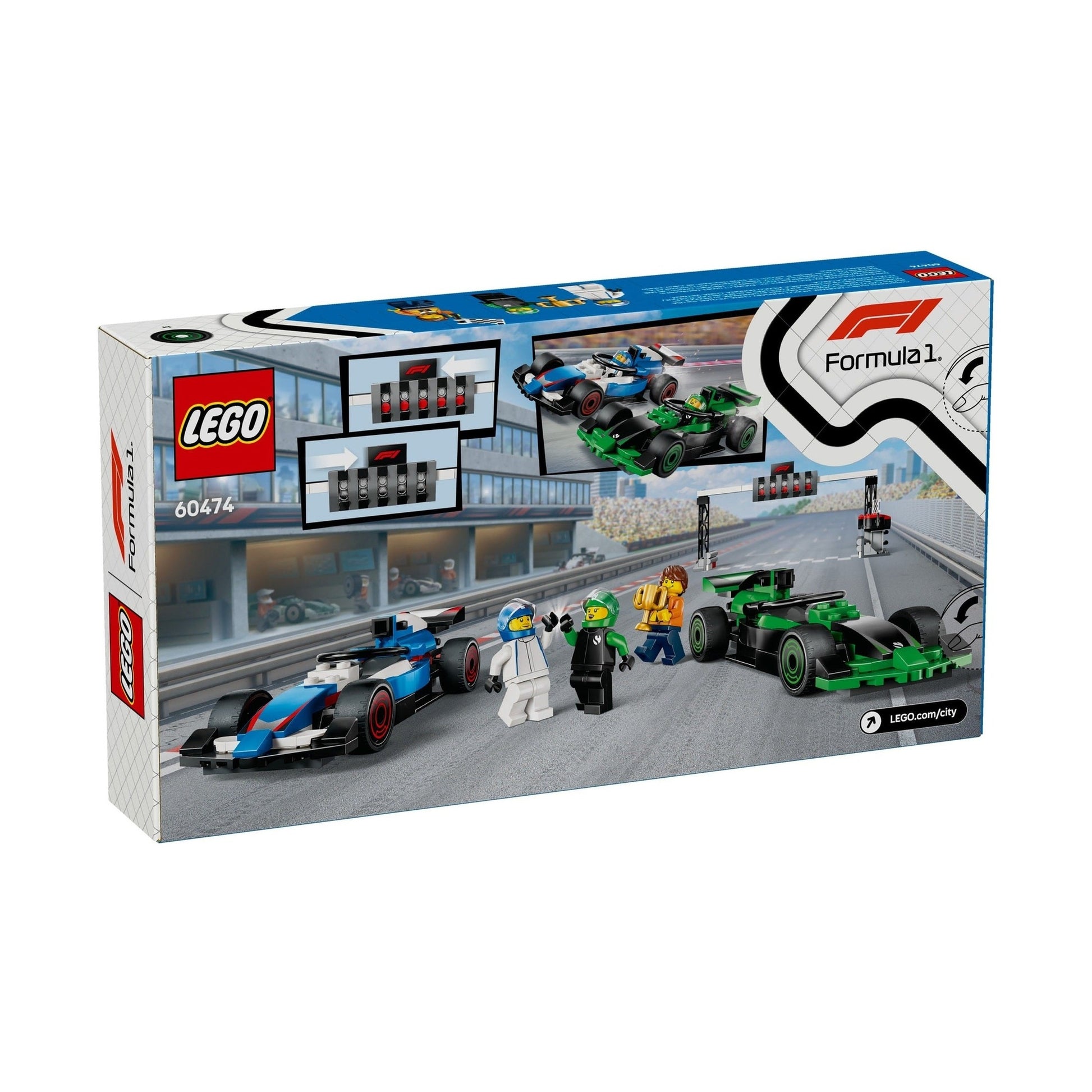 LEGO City F1 Grid with VCARB & Sauber Race Cars 60474