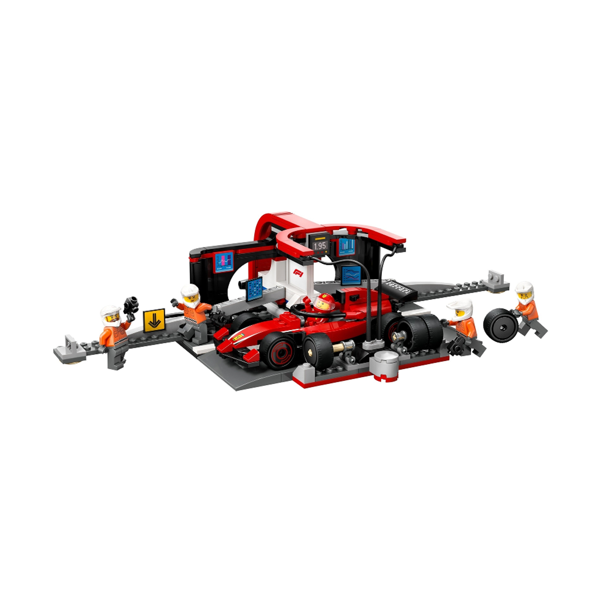 LEGO City F1 Pit Stop & Pit Crew with Ferrari Car 60443
