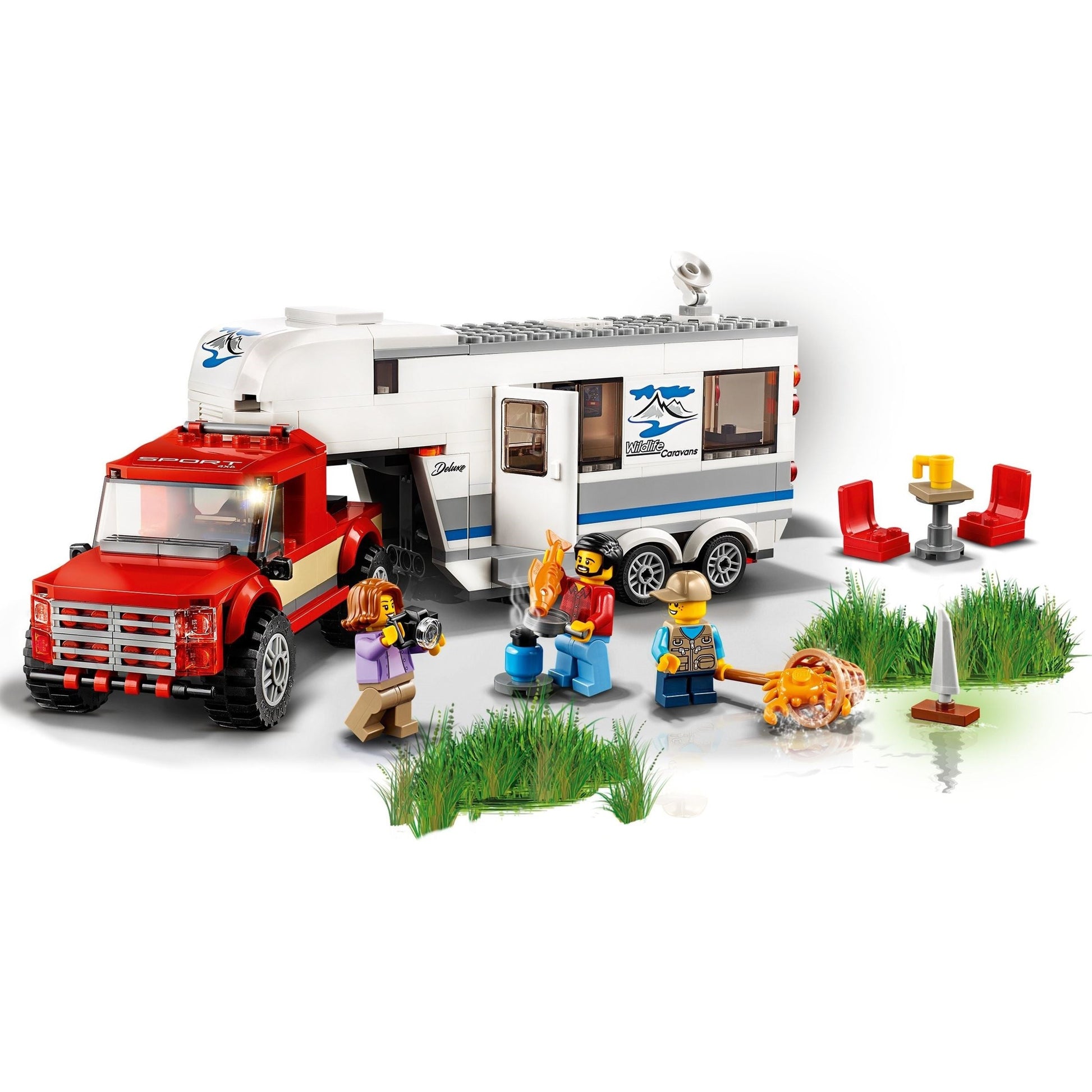 LEGO City Pickup & Caravan 60182