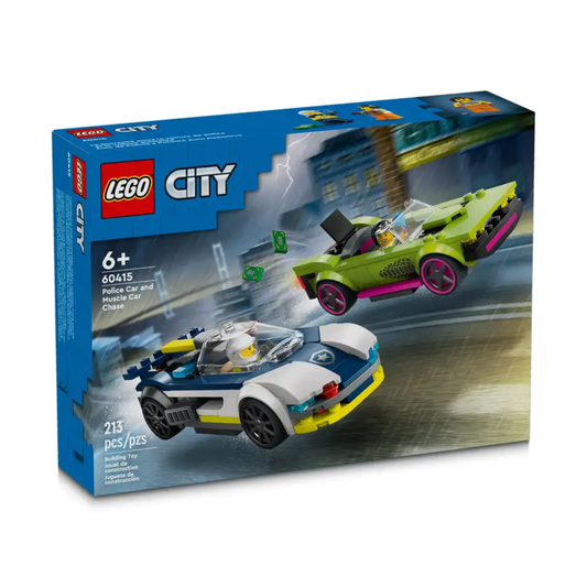 LEGO City Police Car and Muscle Car Chase 60415