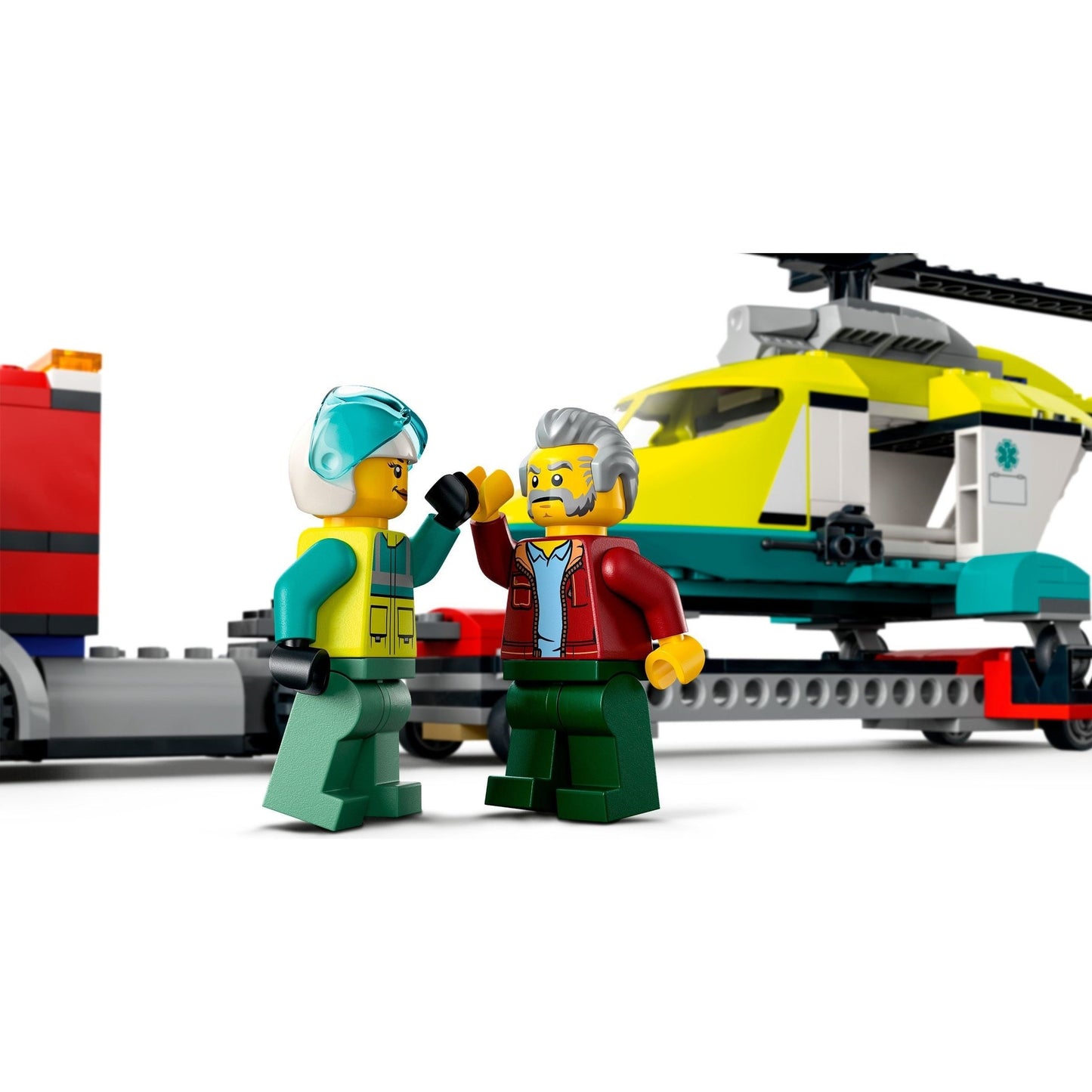 LEGO City Rescue Helicopter Transporter 60343