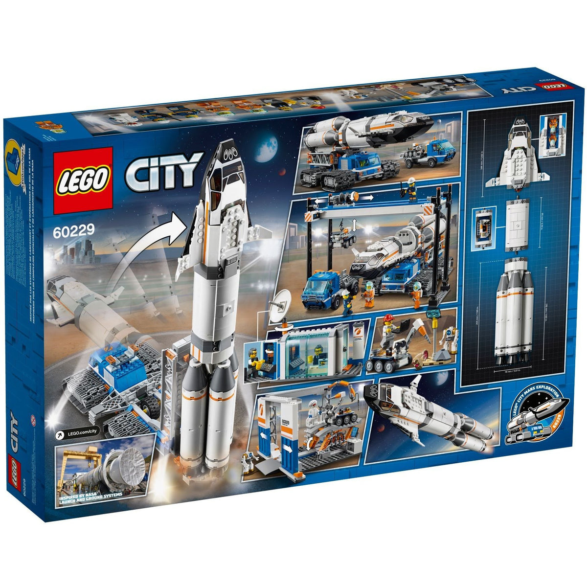 LEGO City Rocket Assembly & Transport 60229