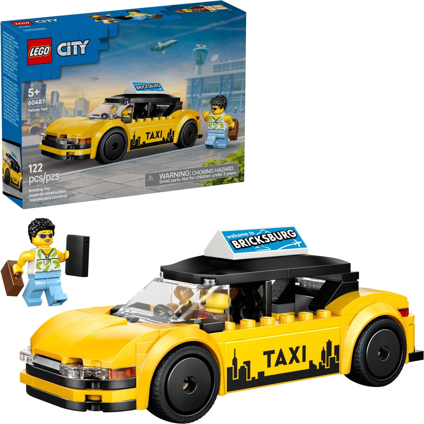LEGO City Yellow Taxi 60487