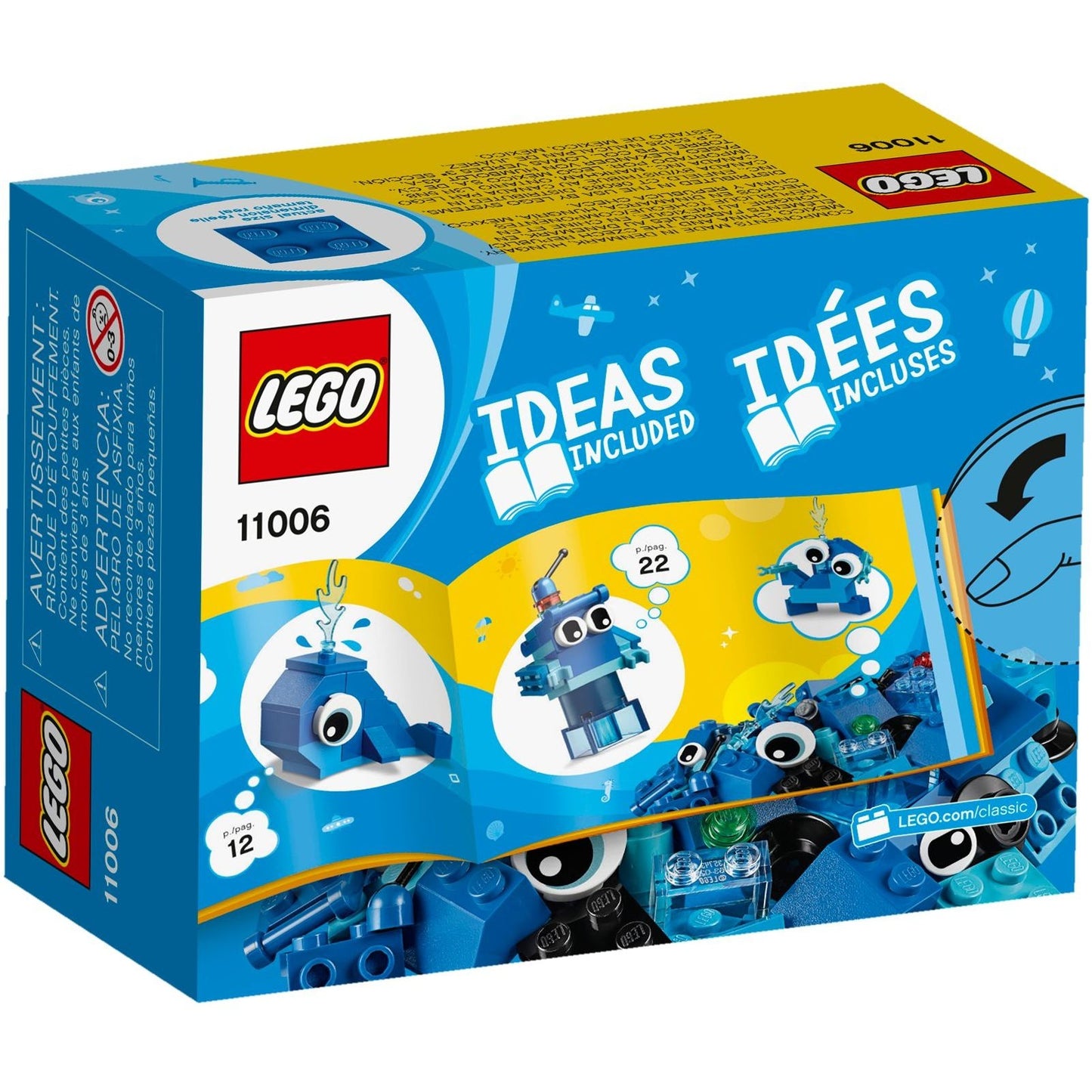 LEGO Classic Creative Blue Bricks 11006