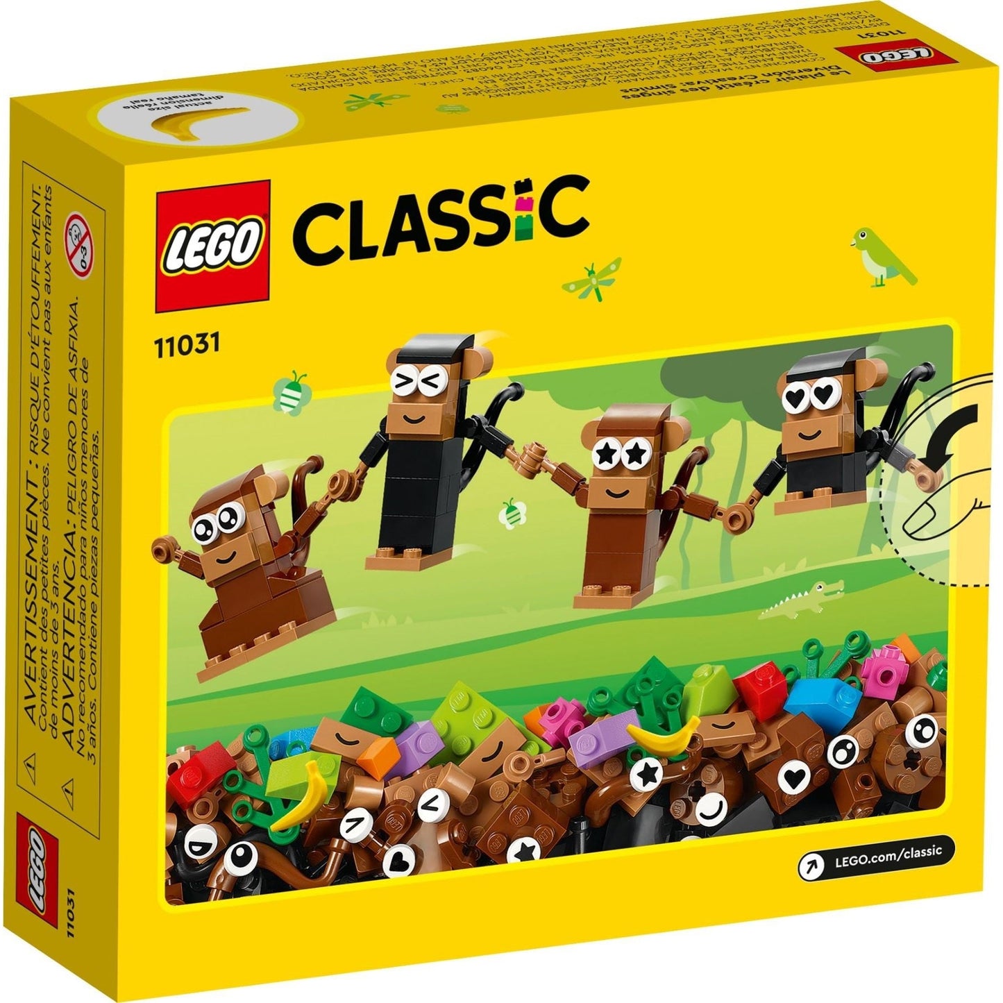 LEGO Classic Creative Monkey Fun 11031