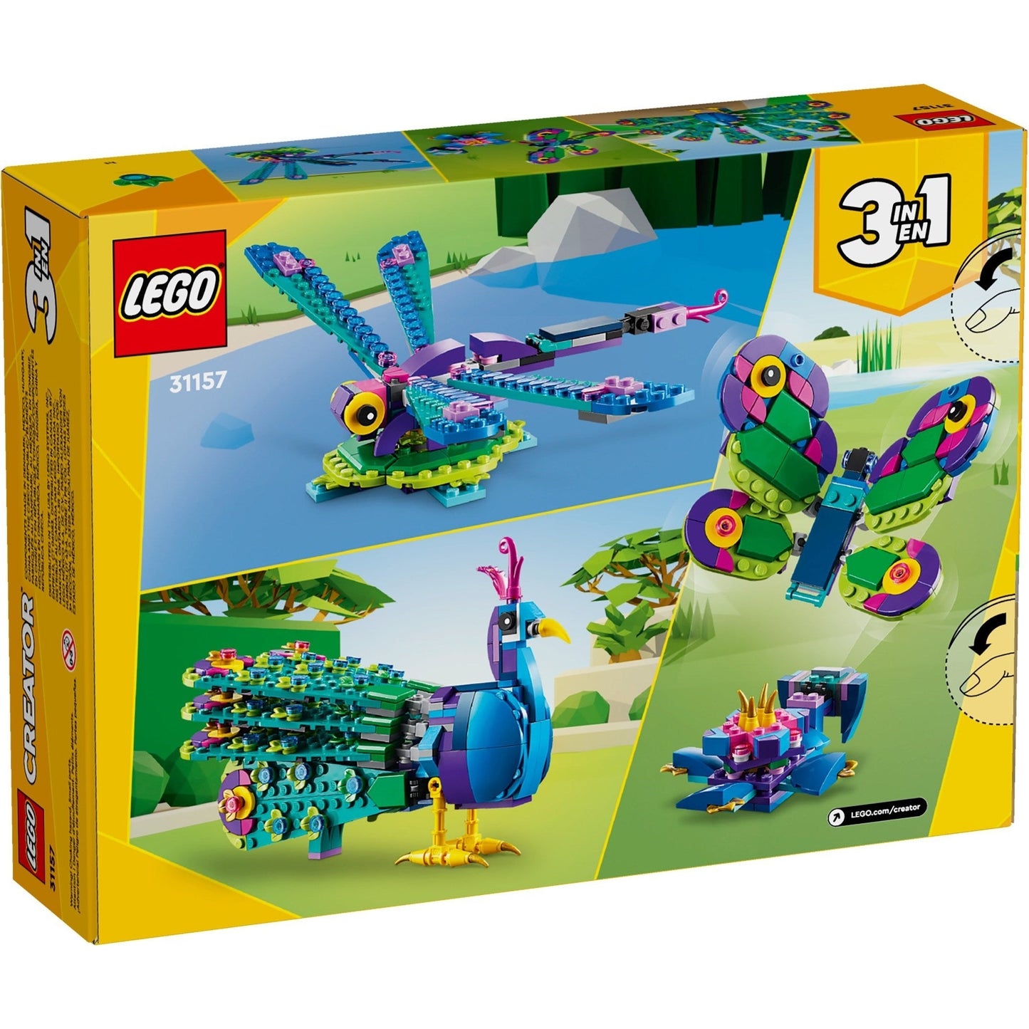 LEGO Creator Exotic Peacock 31157