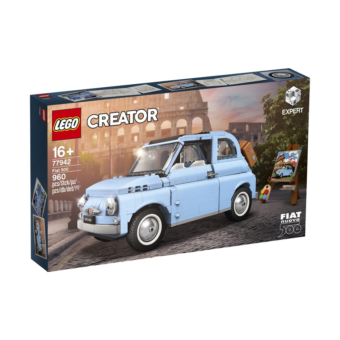 LEGO Creator Expert Fiat 500 {Bright Light Blue Edition} 77942