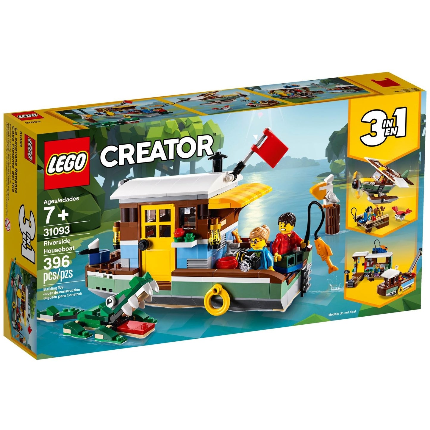 LEGO Creator Riverside Houseboat 31093