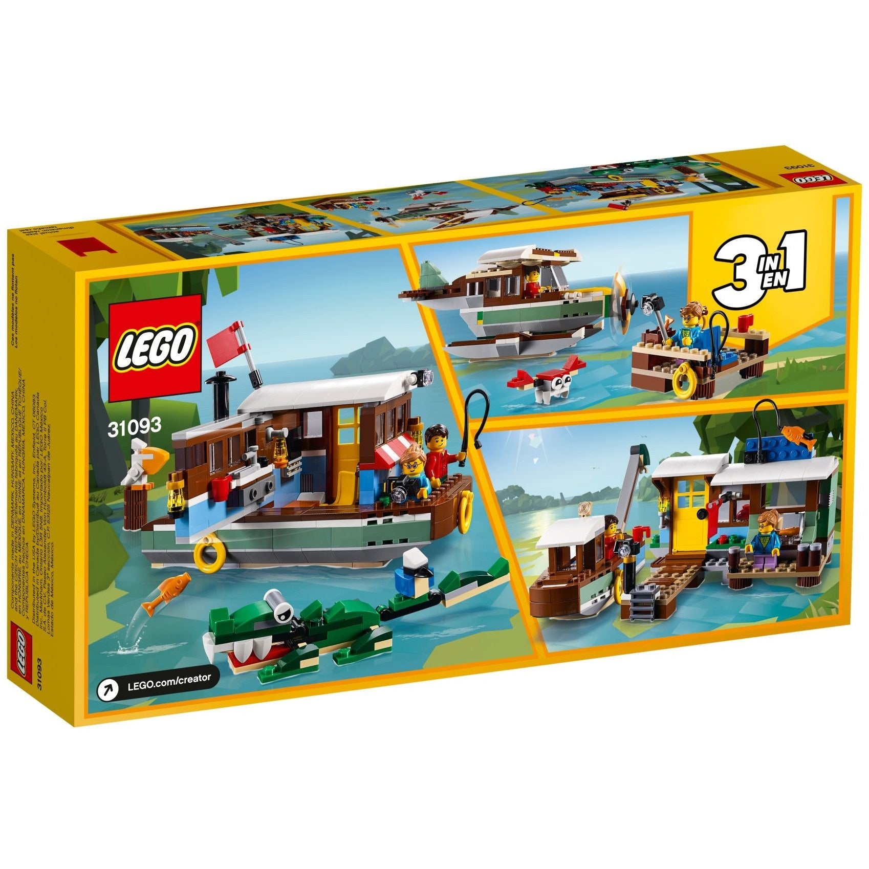 LEGO Creator Riverside Houseboat 31093