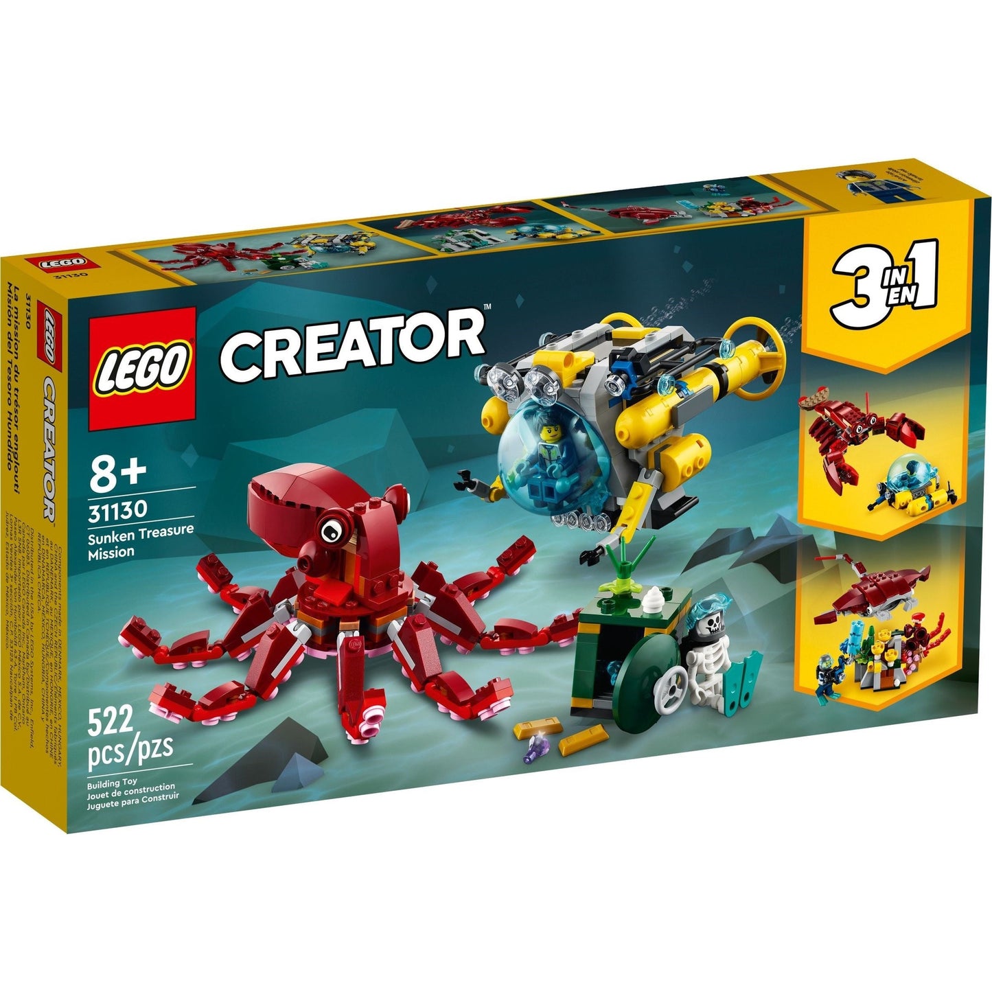 LEGO Creator Sunken Treasure Mission 31130