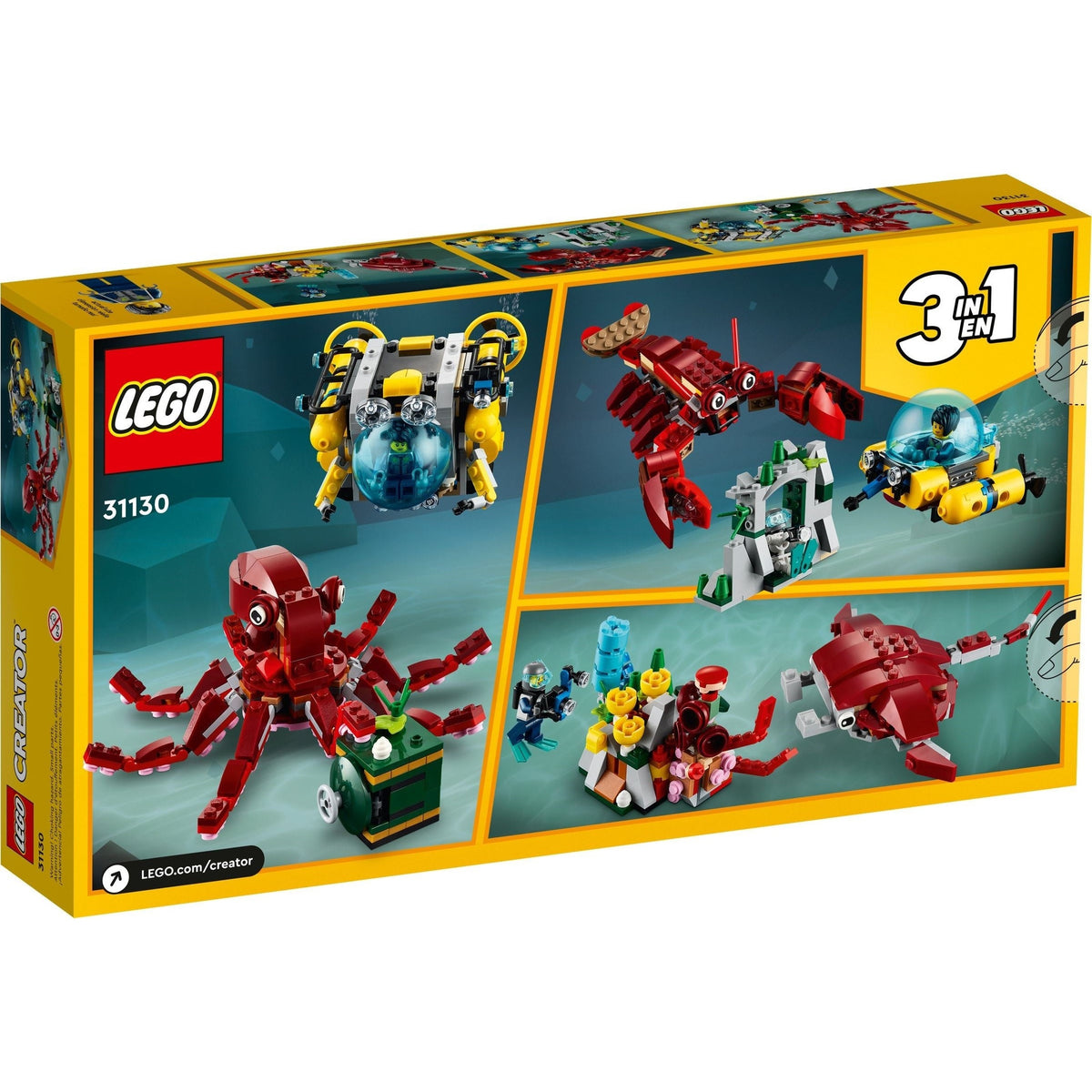 LEGO Creator Sunken Treasure Mission 31130