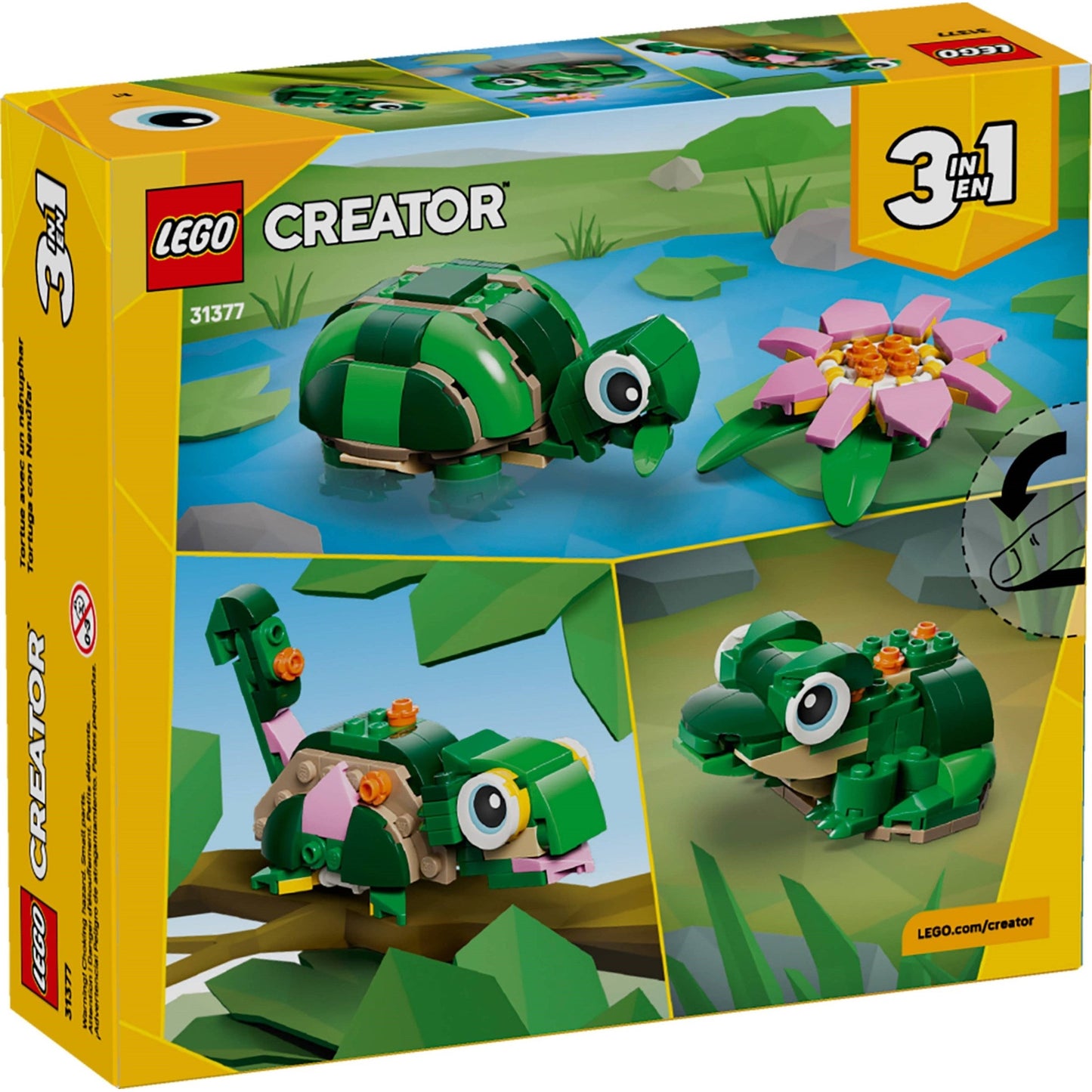 LEGO Creator Turtle with a Water Lily 31377
