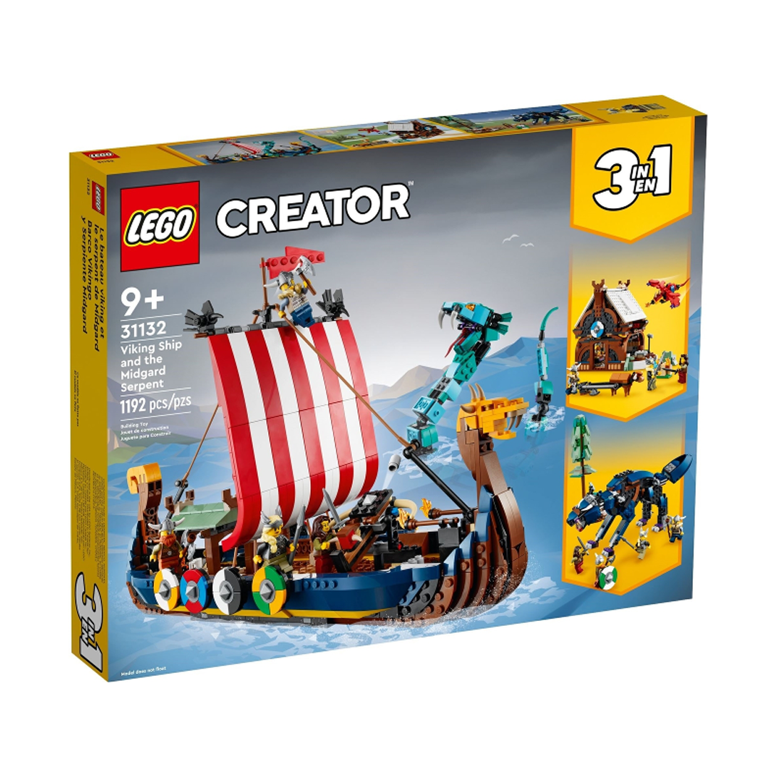 LEGO Creator Viking Ship and the Midgard Serpent 31132