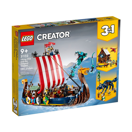 LEGO Creator Viking Ship and the Midgard Serpent 31132
