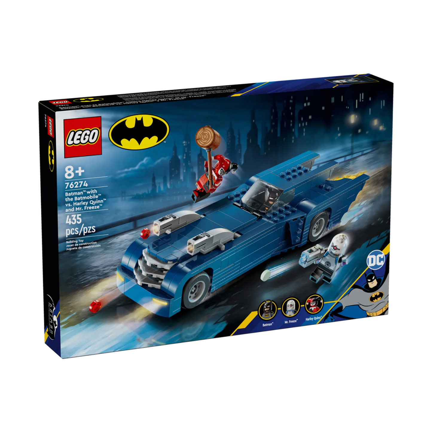 LEGO DC Batman with the Batmobile vs. Harley Quinn and Mr. Freeze 76274