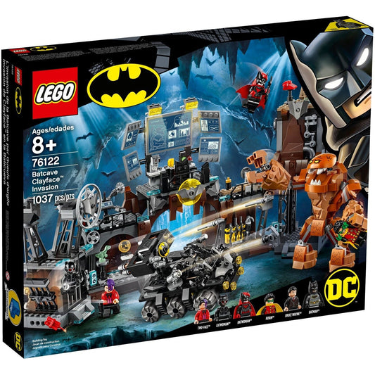 LEGO DC Comics Super Heroes Batcave Clayface Invasion 76122