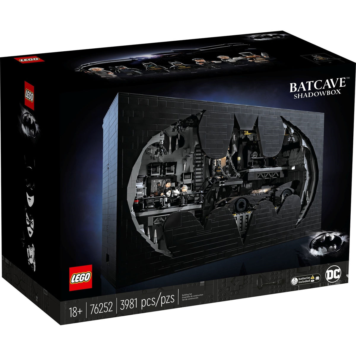 LEGO DC Comics Super Heroes Batcave – Shadow Box 76252