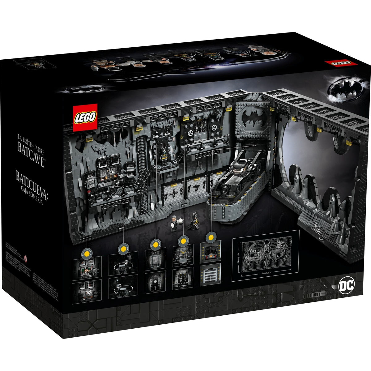 LEGO DC Comics Super Heroes Batcave – Shadow Box 76252