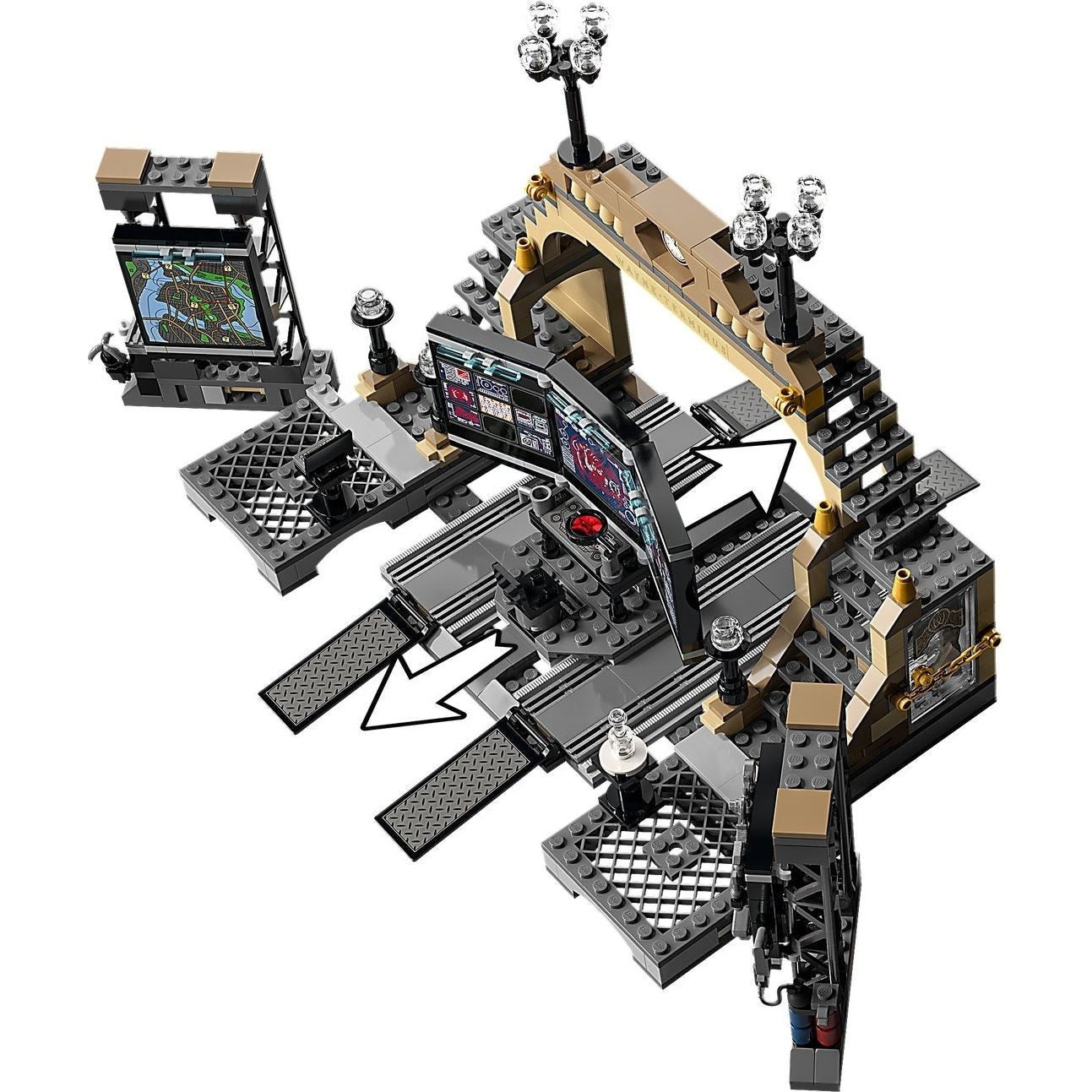 LEGO DC Comics Super Heroes Batcave: The Riddler Face-Off 76183
