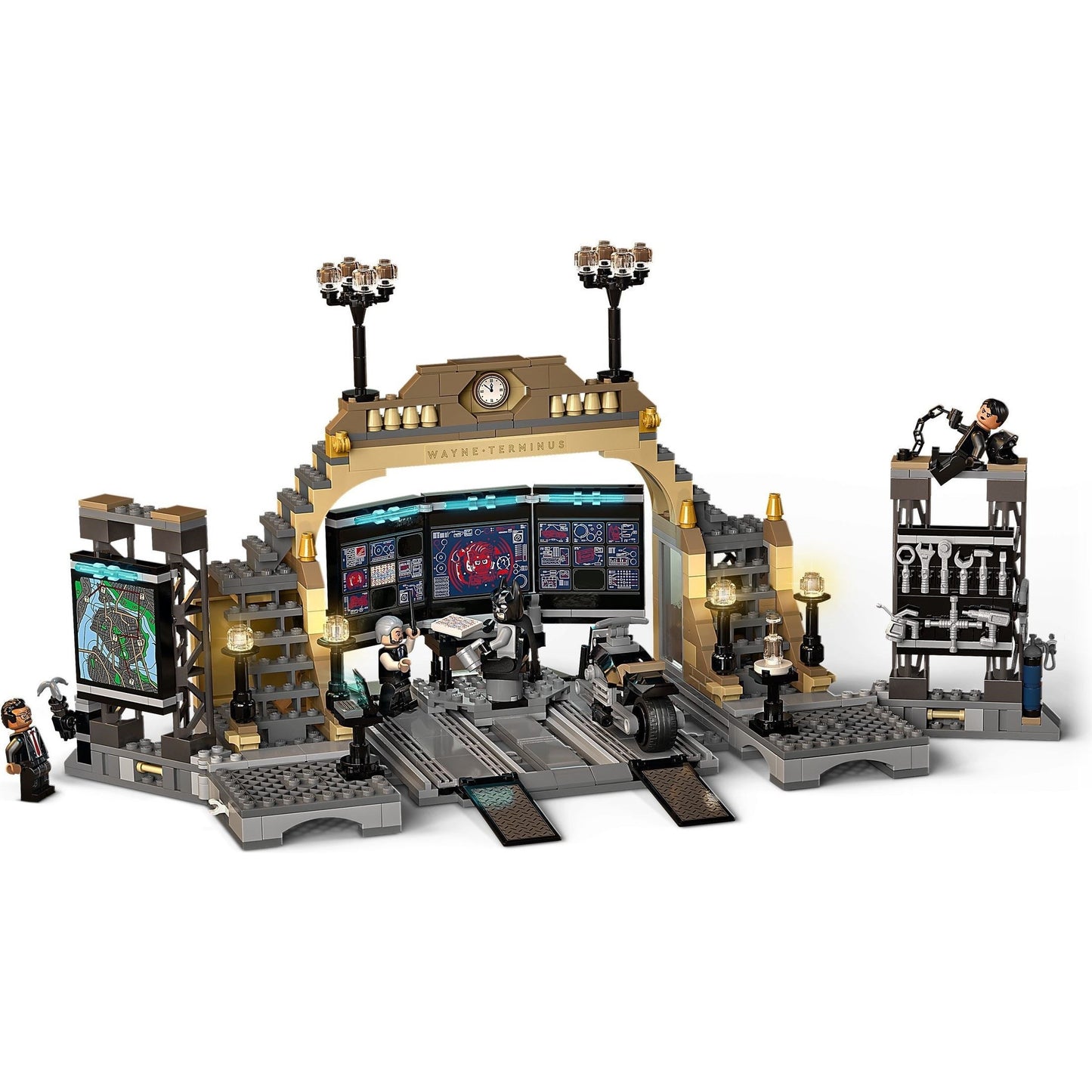 LEGO DC Comics Super Heroes Batcave: The Riddler Face-Off 76183