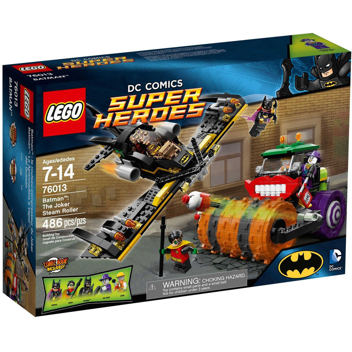 LEGO DC Comics Super Heroes Batman: The Joker Steam Roller 76013