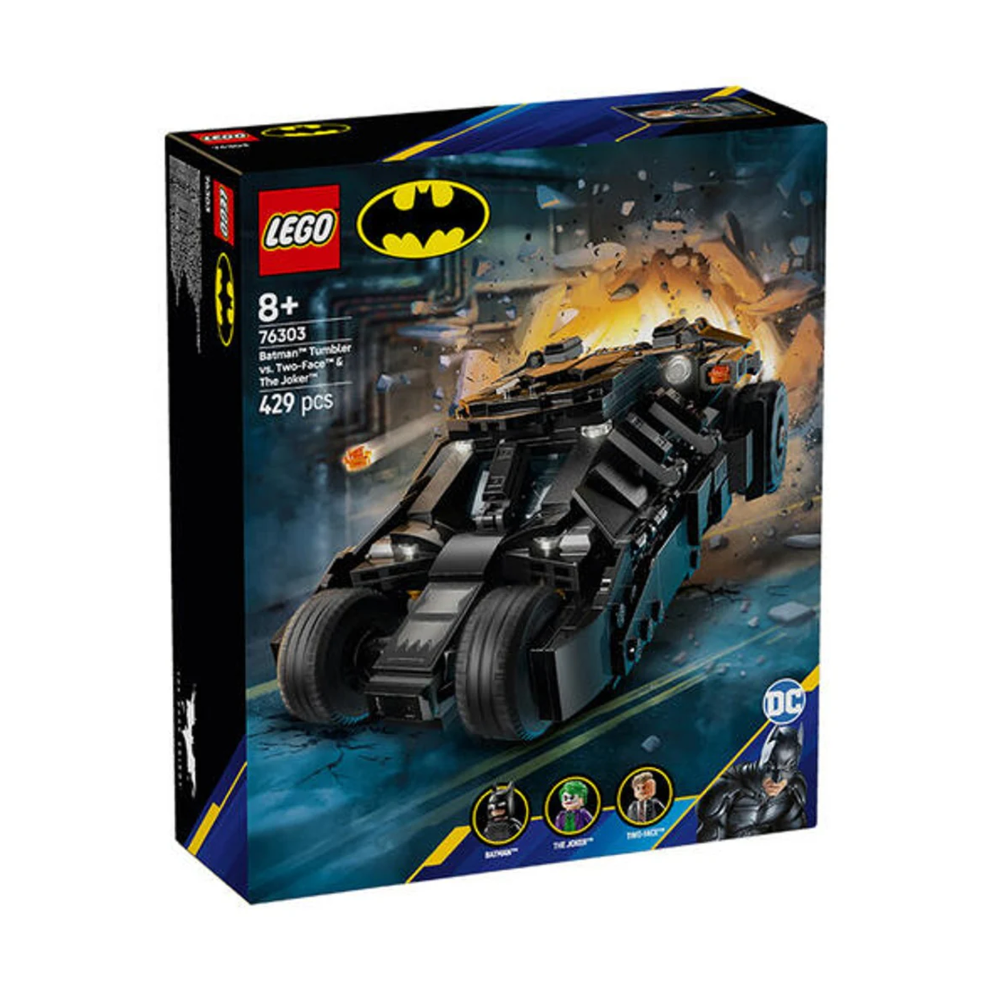LEGO DC Comics Super Heroes Batman Tumbler vs. Two-Face & The Joker 76303