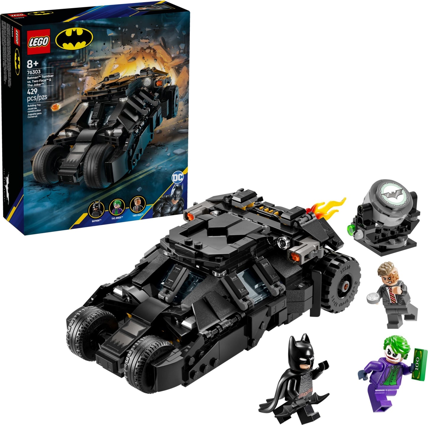 LEGO DC Comics Super Heroes Batman Tumbler vs. Two-Face & The Joker 76303