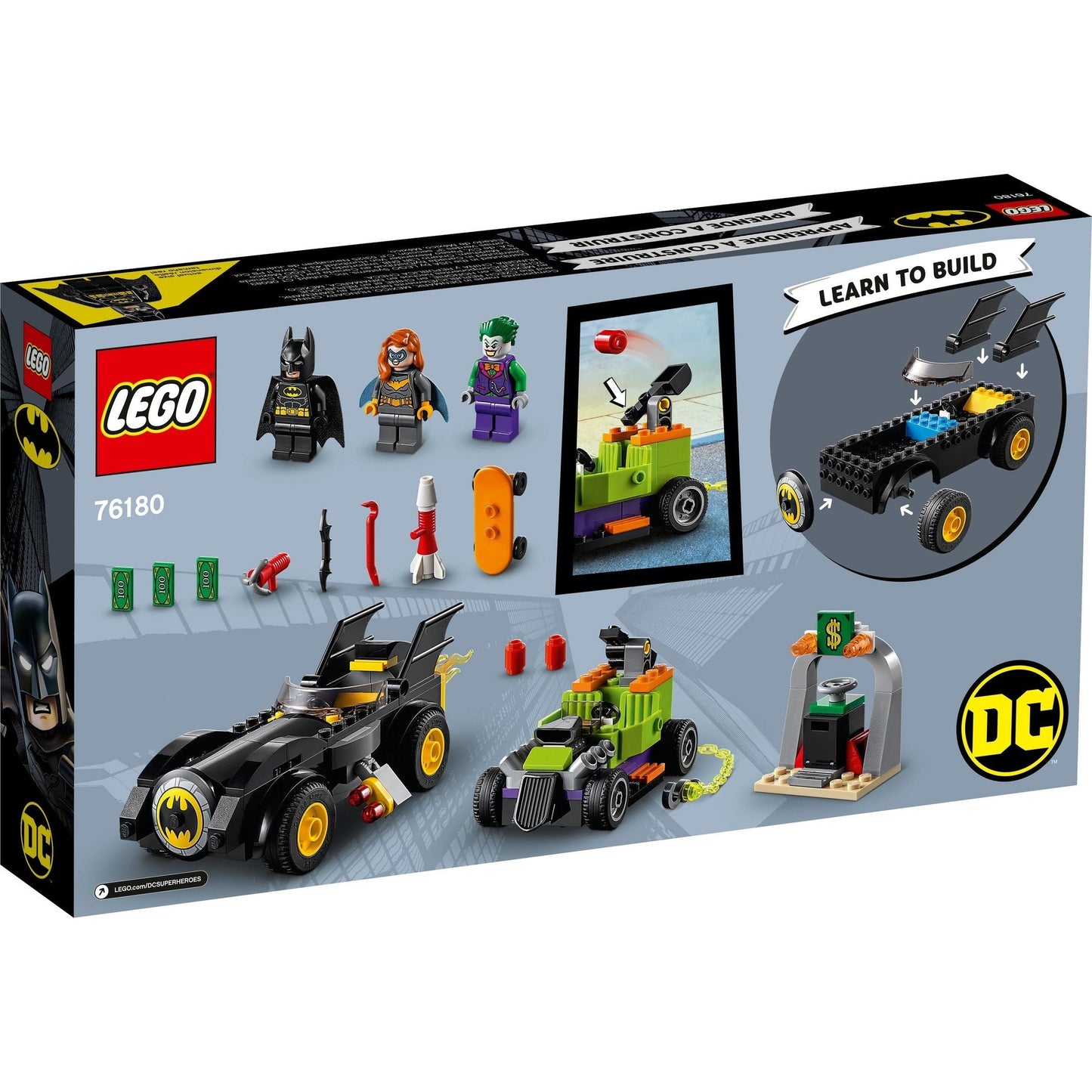 LEGO DC Comics Super Heroes Batman vs. The Joker: Batmobile Chase 76180