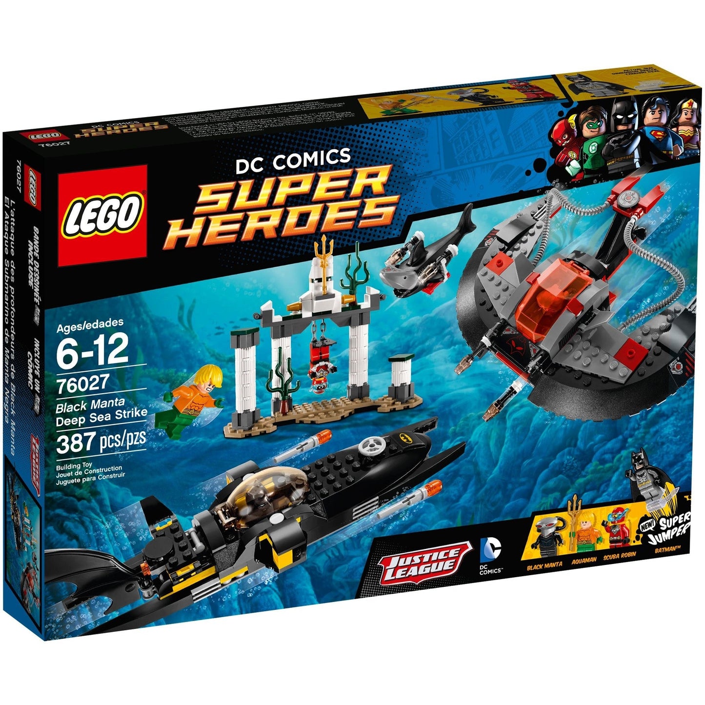 LEGO DC Comics Super Heroes Black Manta Deep Sea Strike 76027