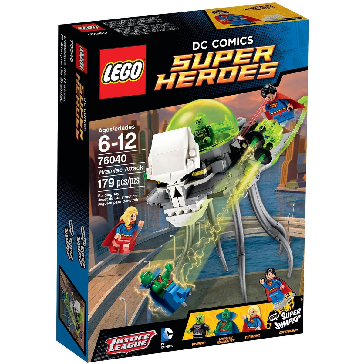 LEGO DC Comics Super Heroes Brainiac Attack 76040