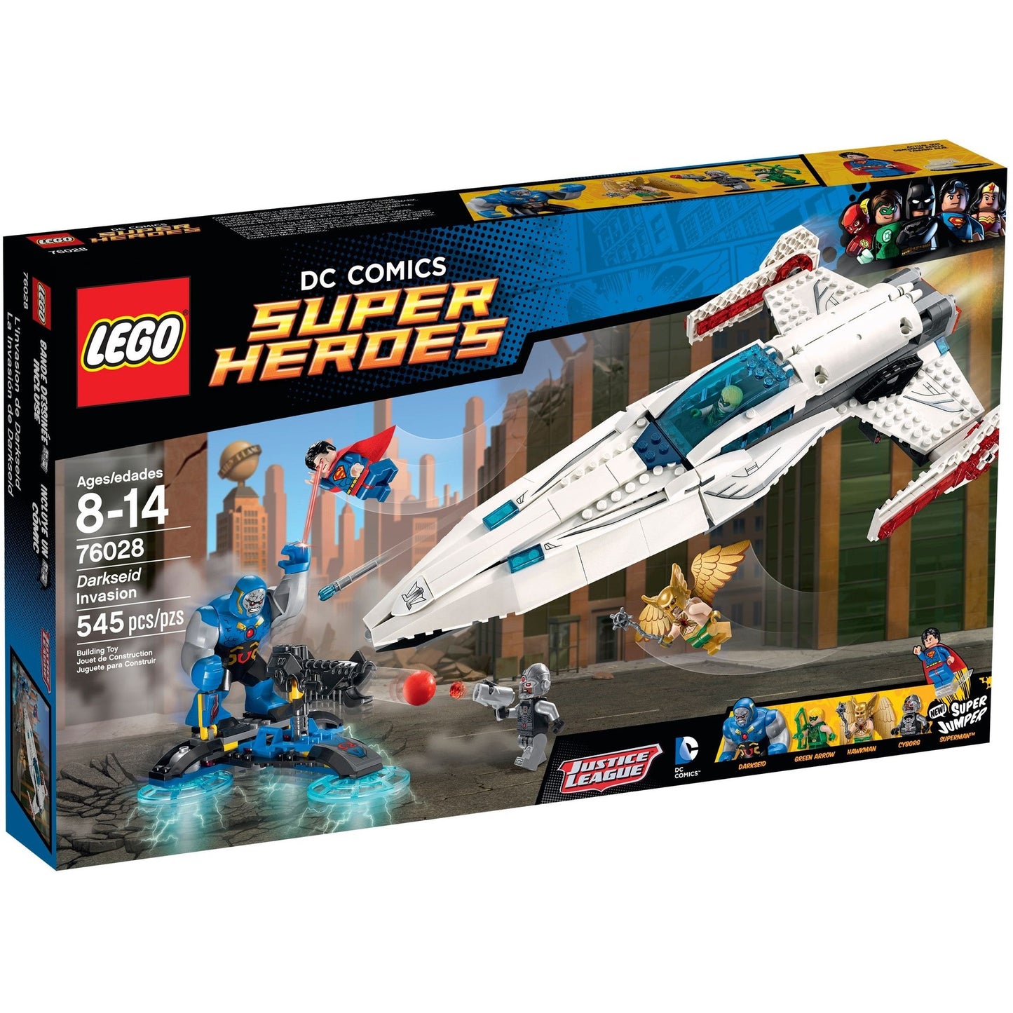 LEGO DC Comics Super Heroes Darkseid Invasion 76028
