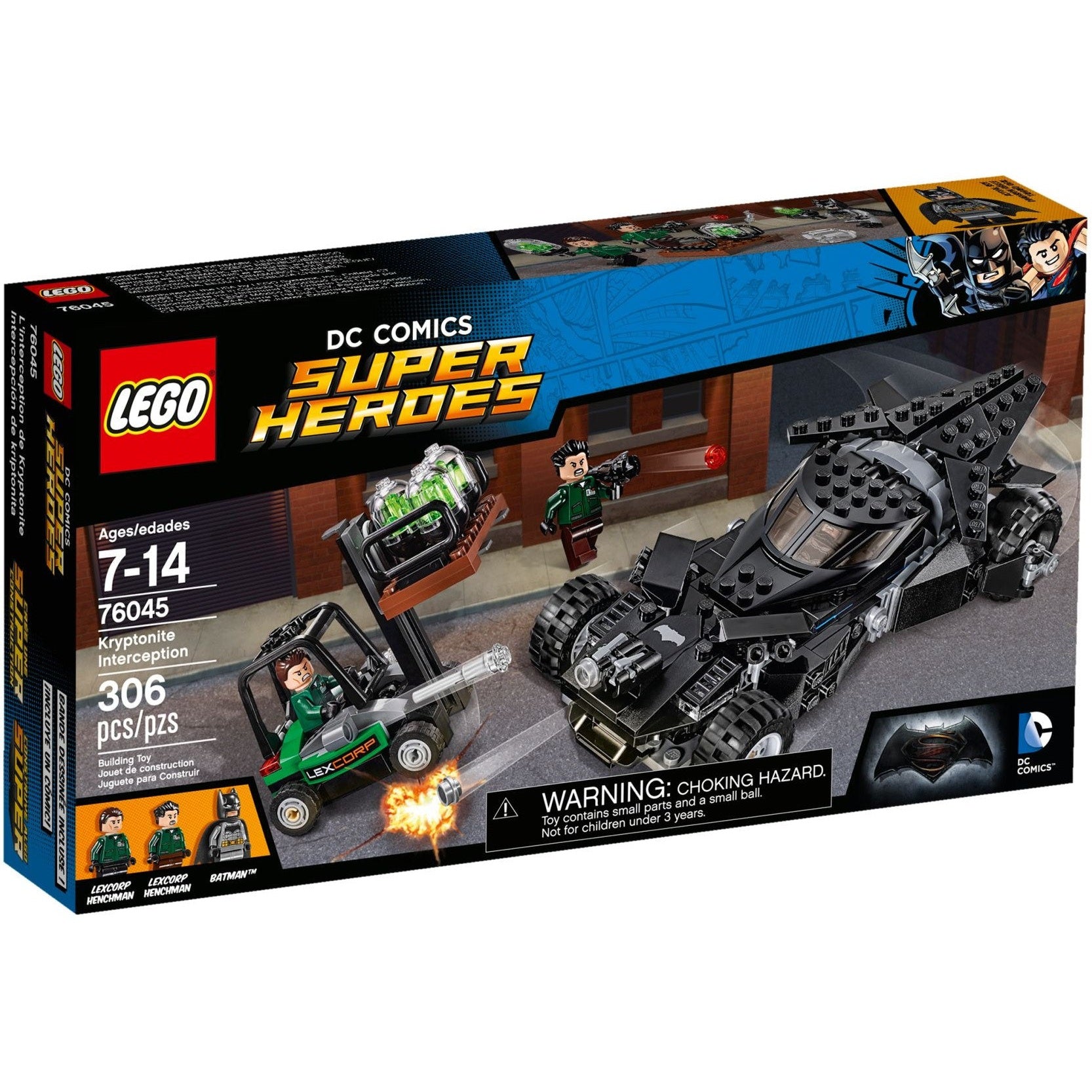 LEGO DC Comics Super Heroes Kryptonite Interception 76045