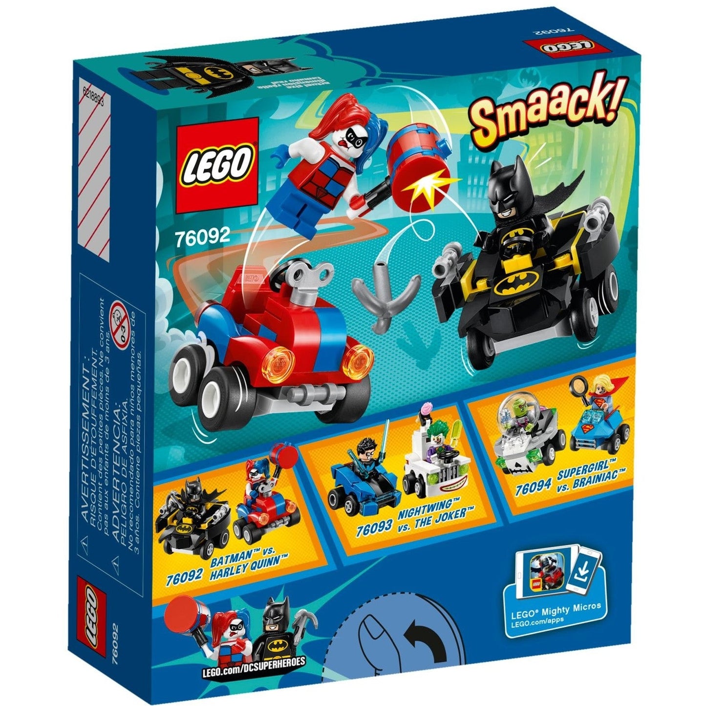 LEGO DC Comics Super Heroes Mighty Micros: Batman vs. Harley Quinn 76092