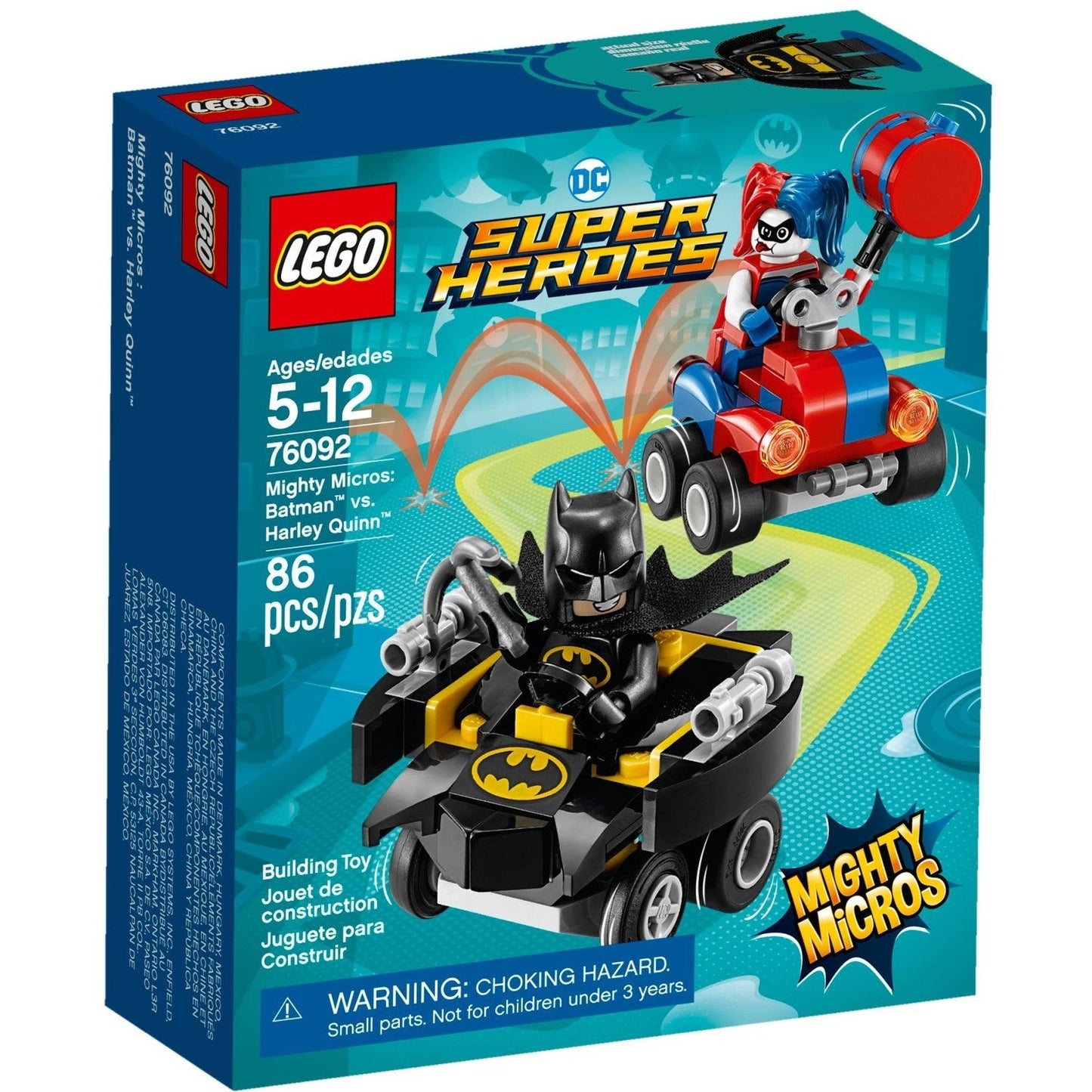 LEGO DC Comics Super Heroes Mighty Micros: Batman vs. Harley Quinn 76092