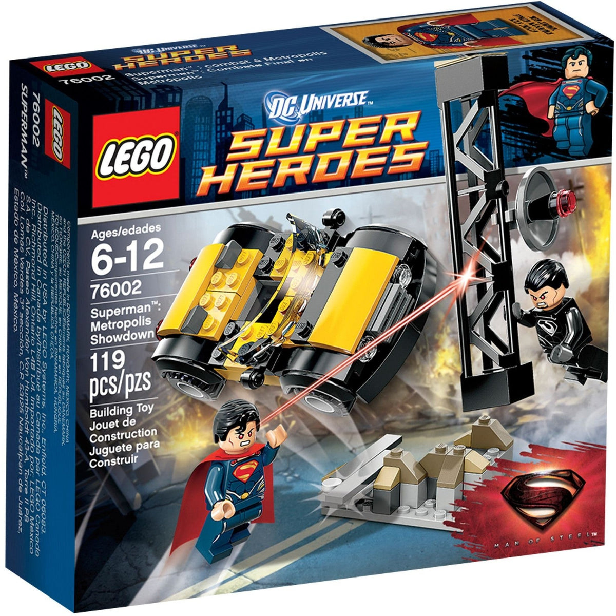 LEGO DC Comics Super Heroes Superman: Metropolis Showdown 76002