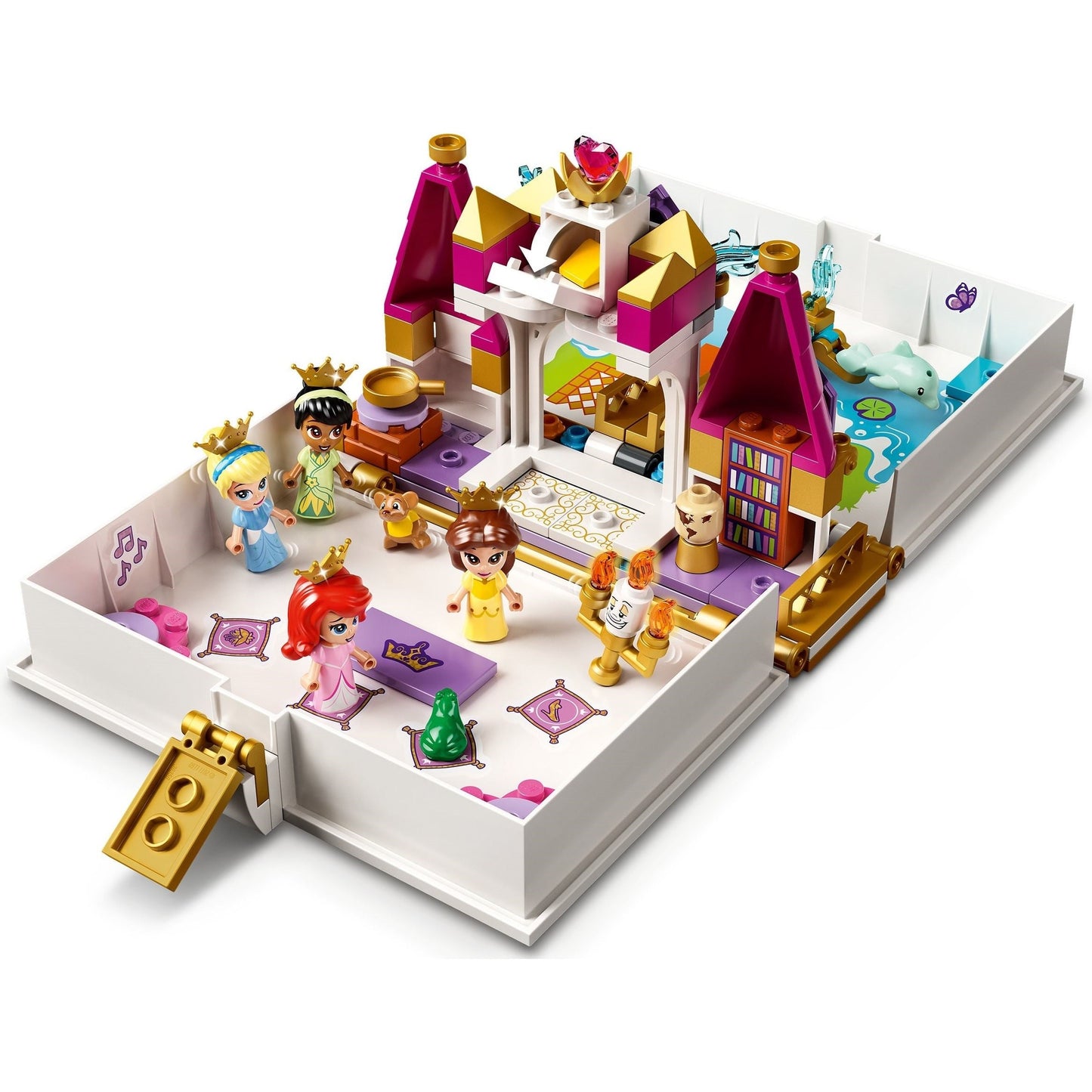 LEGO Disney Ariel, Belle, Cinderella and Tiana's Storybook Adventures 43193