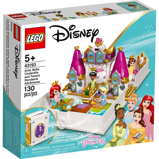 LEGO Disney Ariel, Belle, Cinderella and Tiana's Storybook Adventures 43193