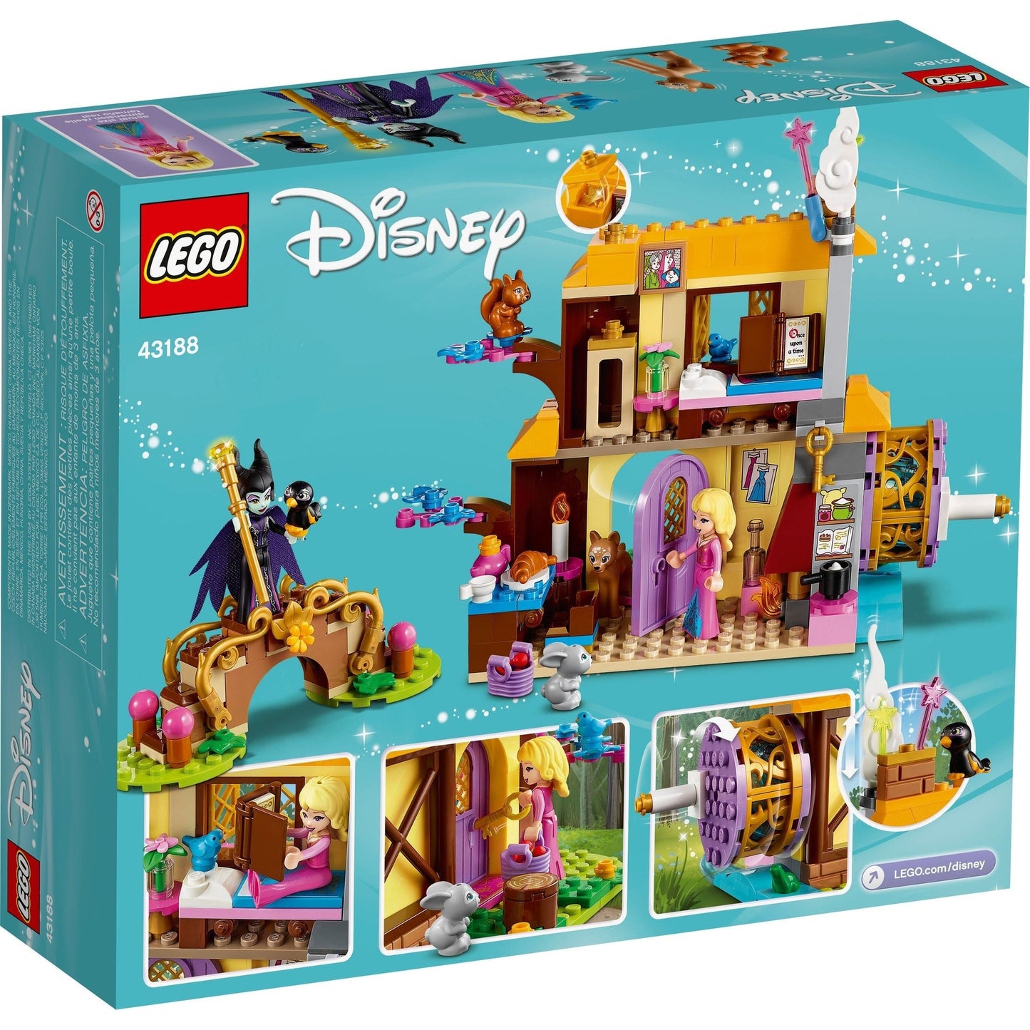 LEGO Disney Aurora's Forest Cottage 43188