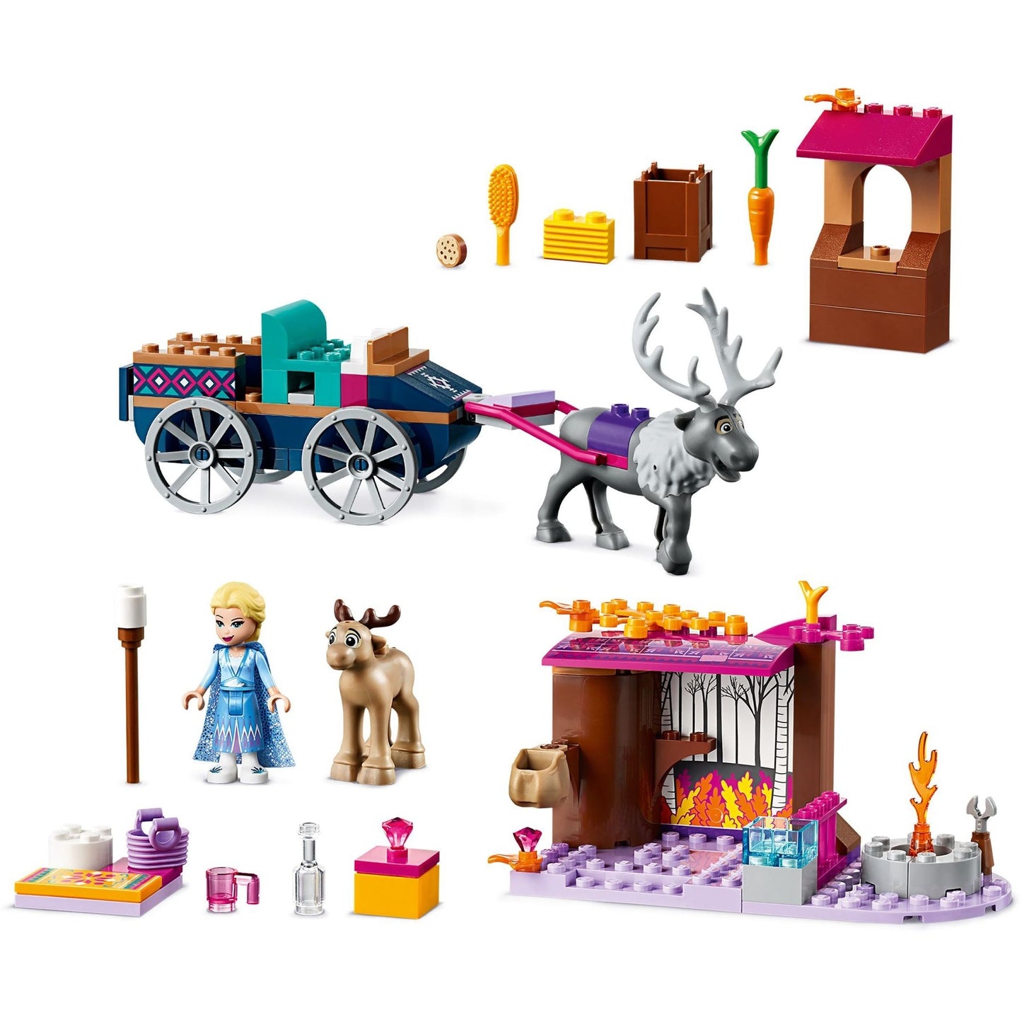 LEGO Disney Elsa's Wagon Adventure 41166