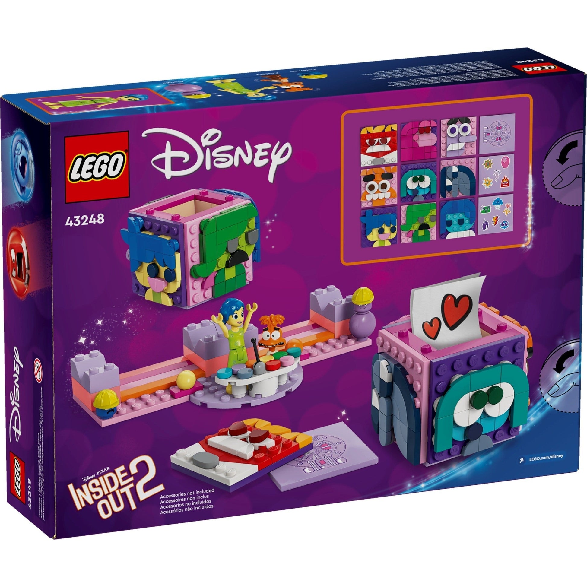 LEGO Disney Inside Out 2 Mood Cubes 43248