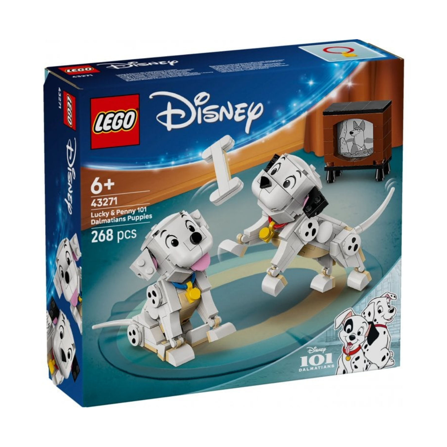 LEGO Disney Lucky & Penny 101 Dalmatians Puppies 43271