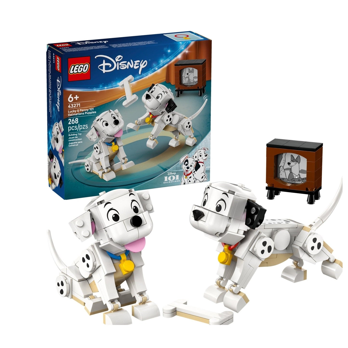 LEGO Disney Lucky & Penny 101 Dalmatians Puppies 43271