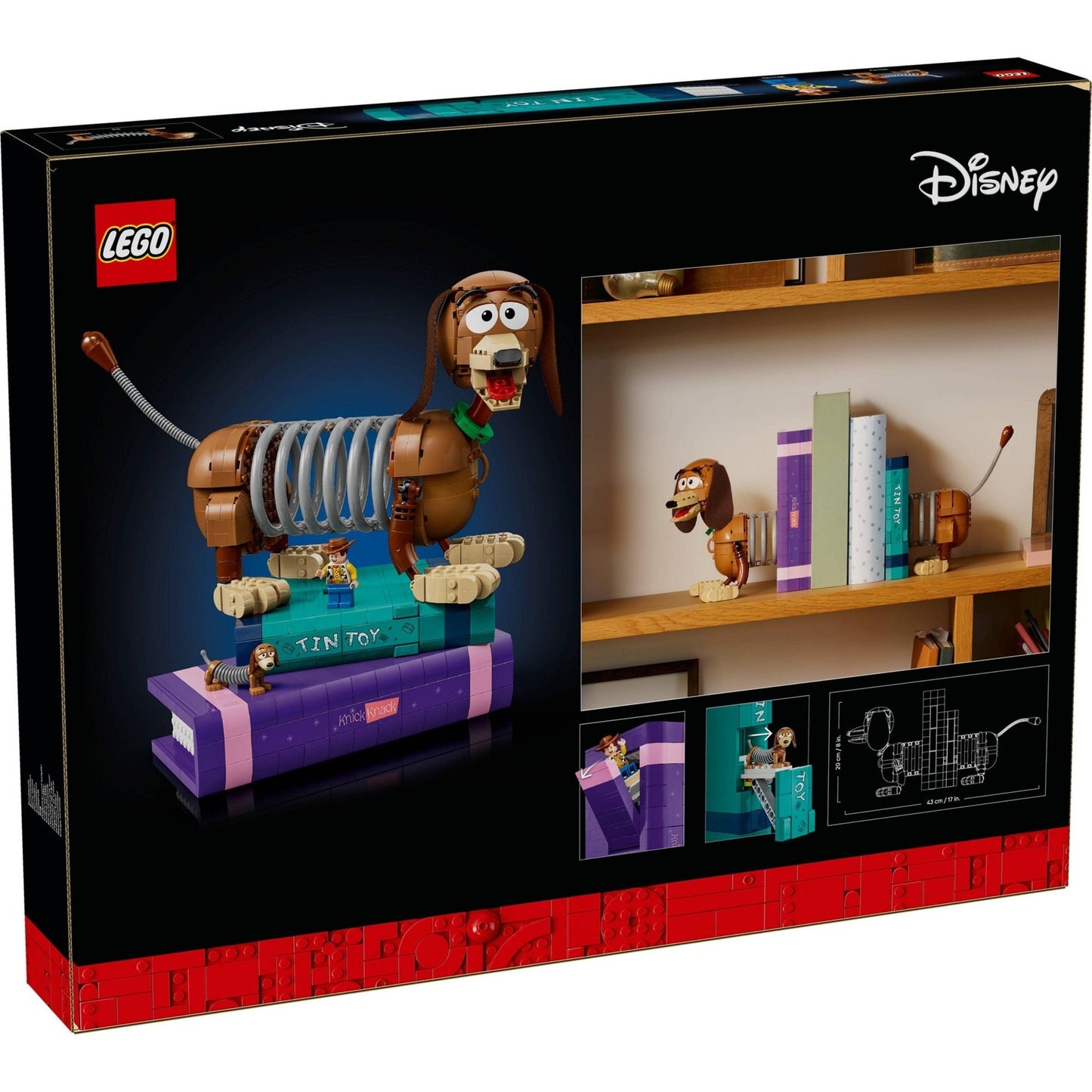 LEGO Disney Toy Story Slinky Dog Bookends 43301