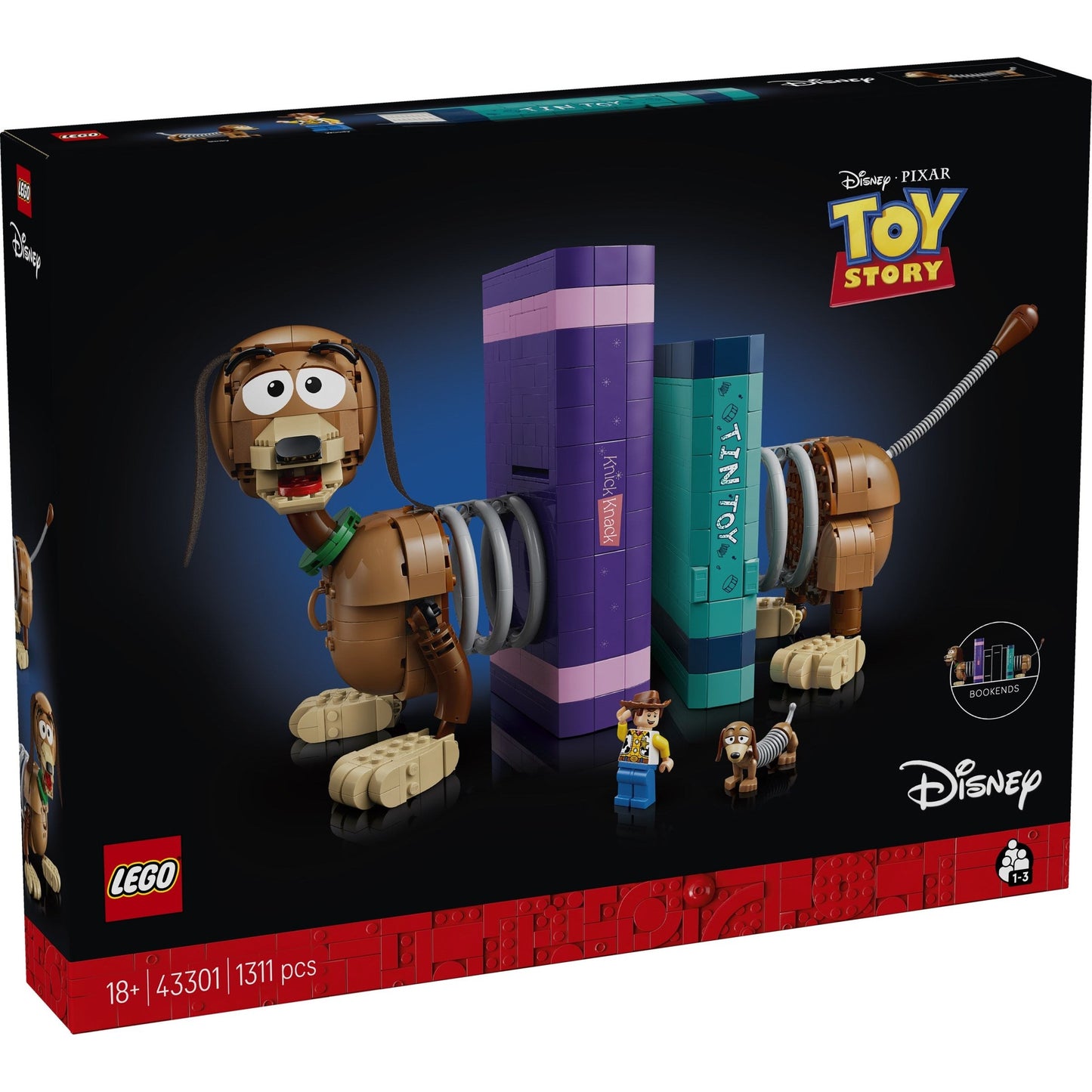 LEGO Disney Toy Story Slinky Dog Bookends 43301