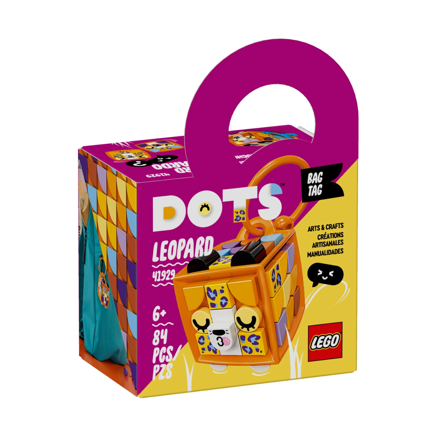LEGO Dots Bag Tag Leopard 41929