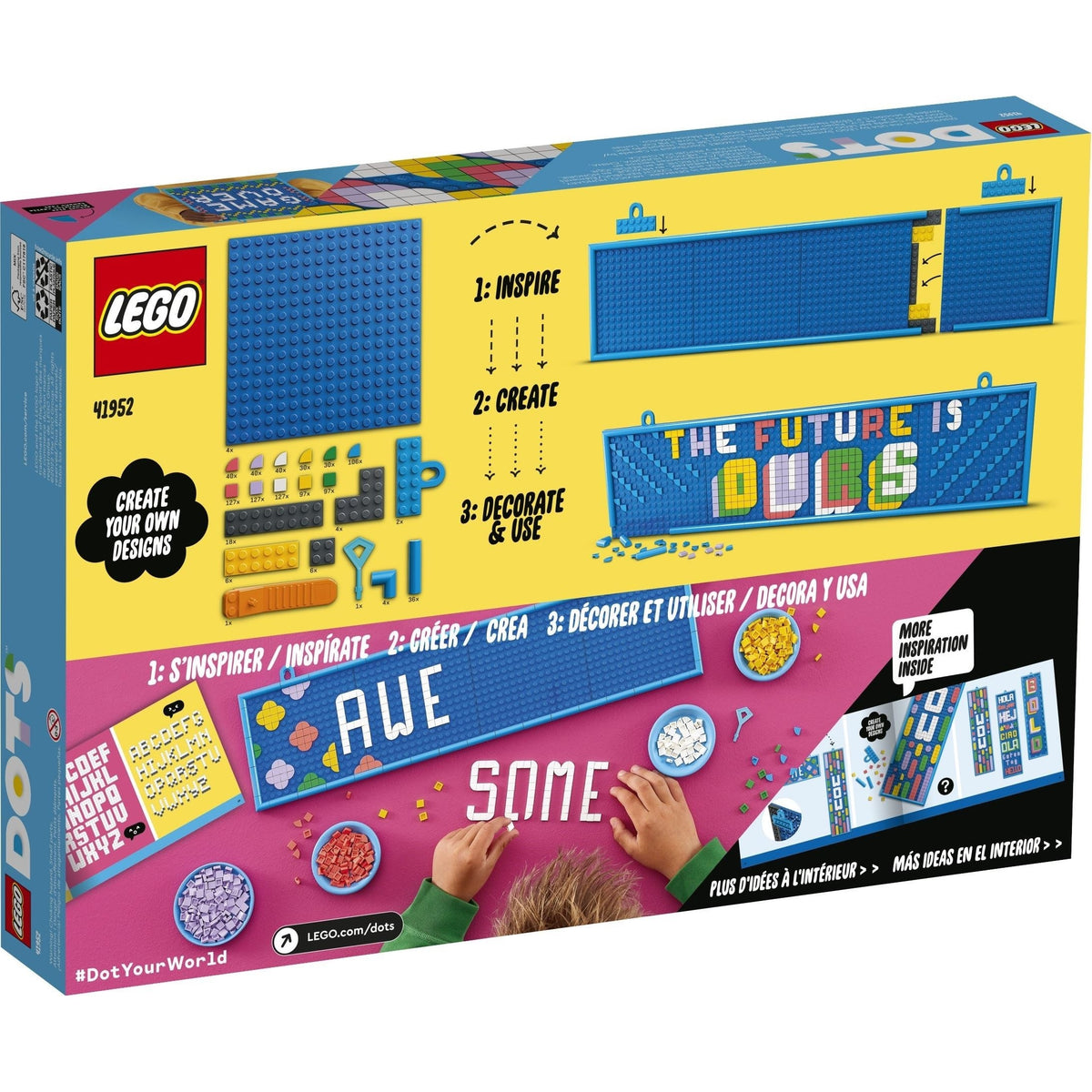 LEGO Dots Big Message Board 41952