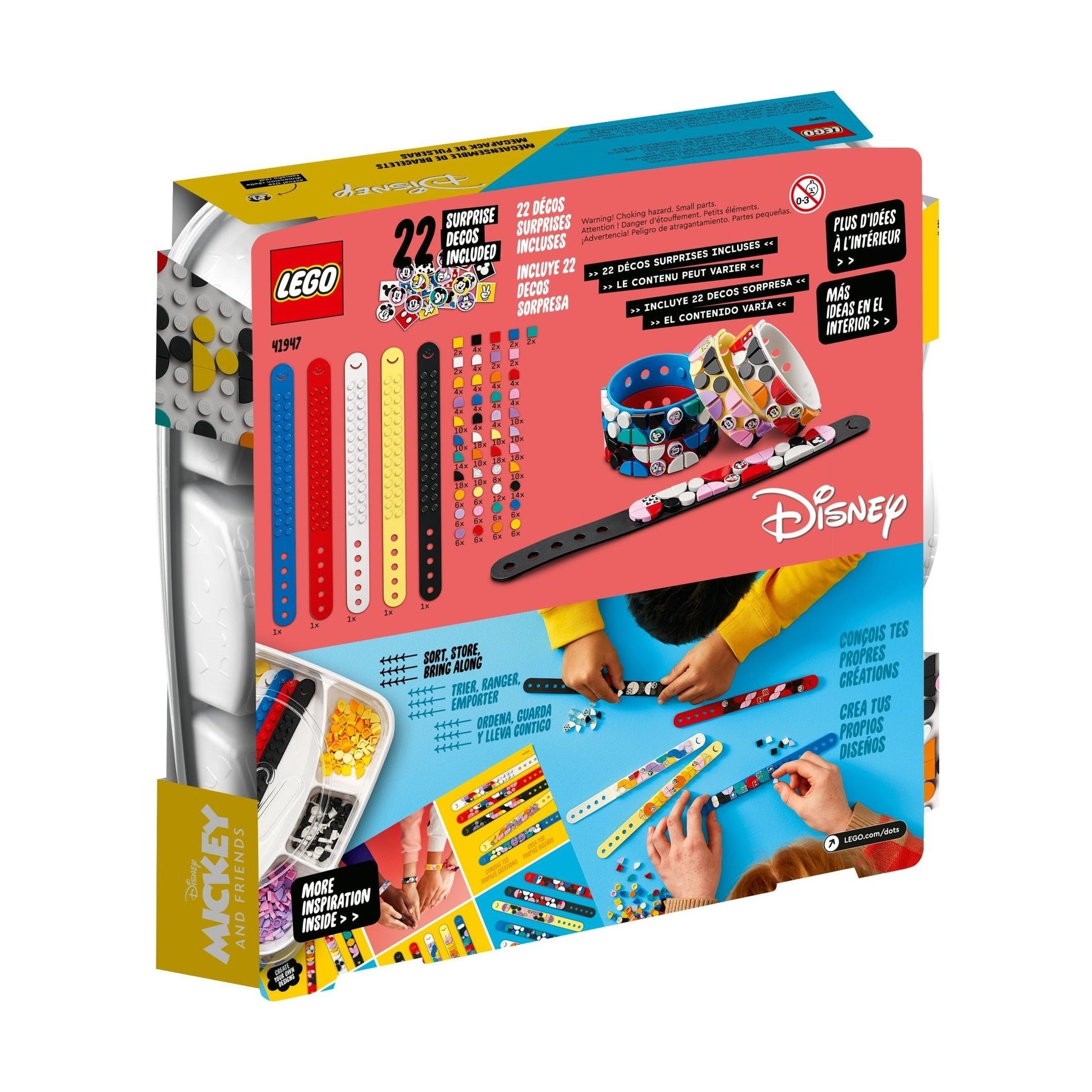 LEGO Dots Mickey and Friends Bracelets Mega Pack 41947