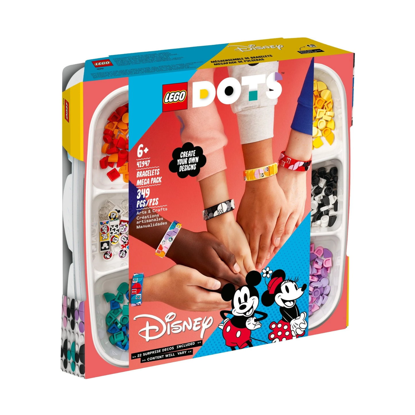 LEGO Dots Mickey and Friends Bracelets Mega Pack 41947