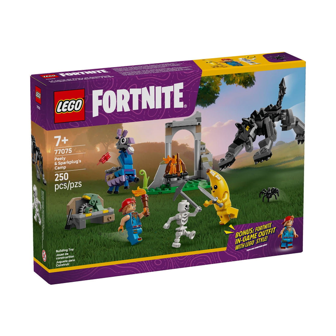 LEGO Fortnite Peely & Sparkplug's Camp 77075
